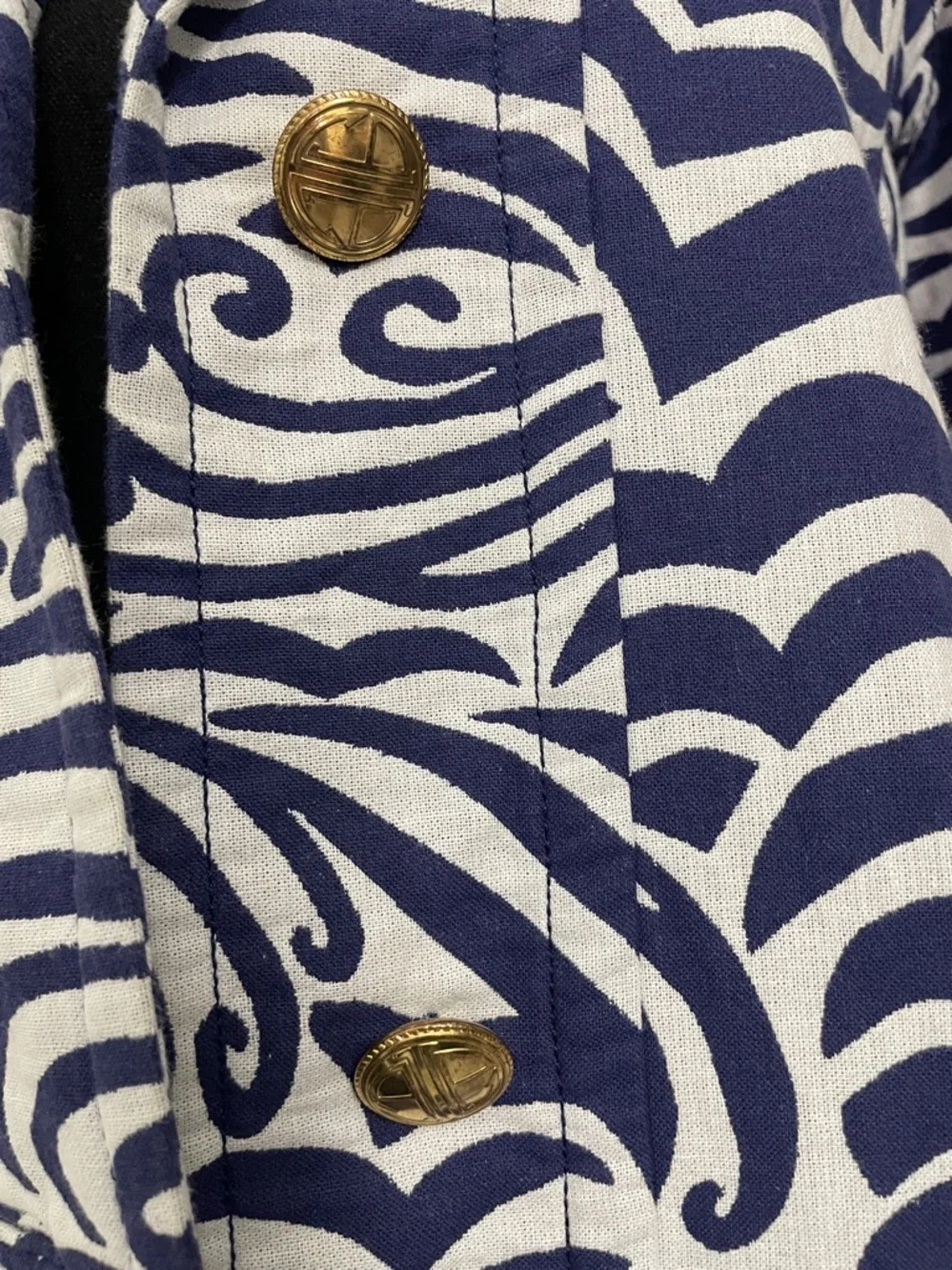 Lilly Pulitzer Dandy coat navy/white XS lightweight like new - Picture 5 of 12